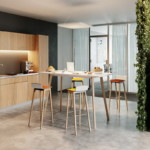 Move Mix Wood by König & Neurath Stehtisch Holz